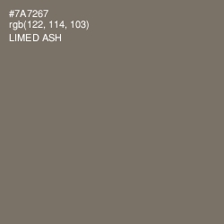 #7A7267 - Limed Ash Color Image